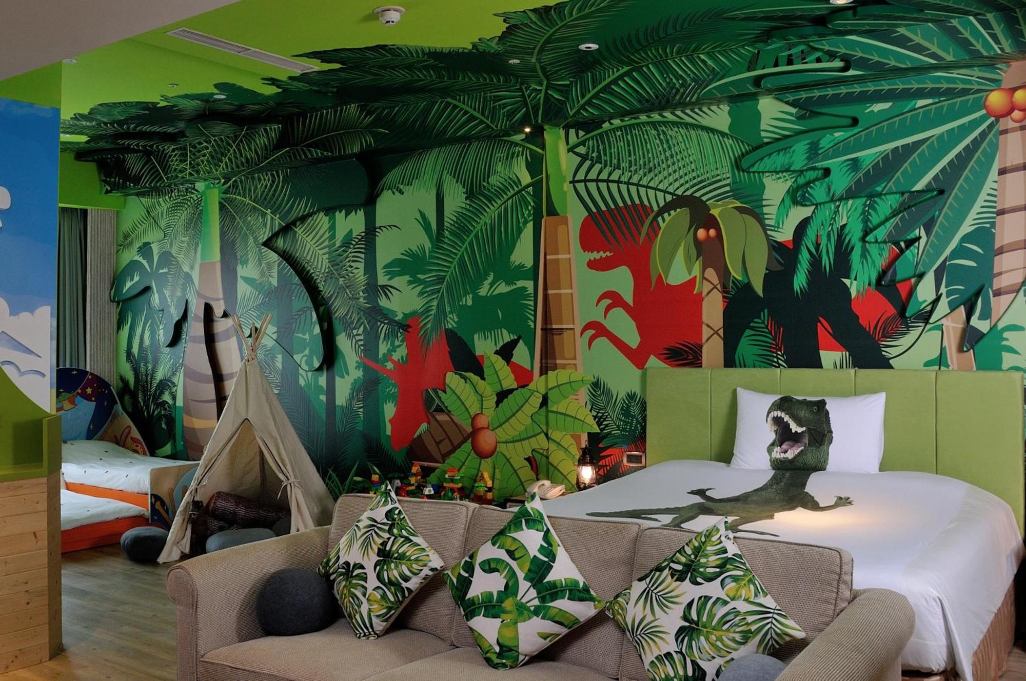 โรงแรมอี ดา รอยัล ต้าชู่ ภายนอก รูปภาพ The interior of a room at the hotel